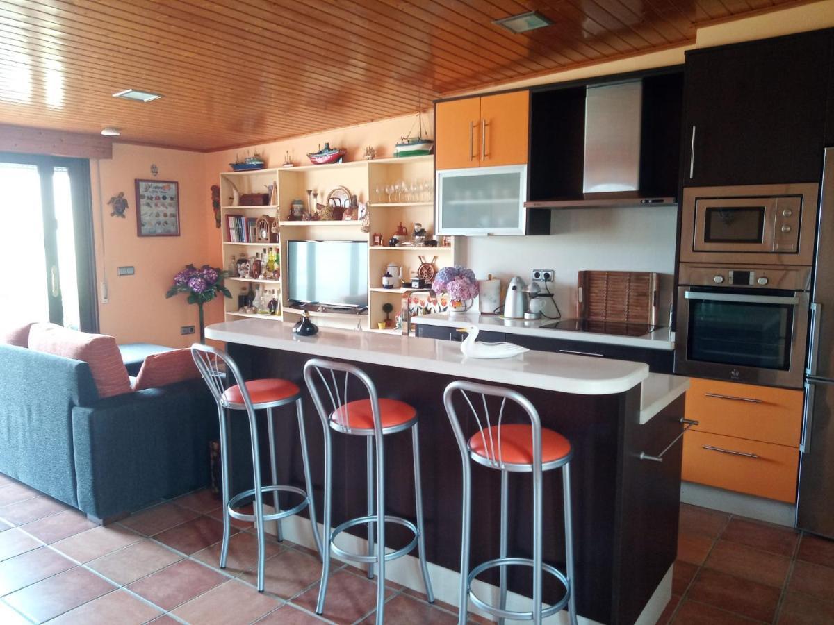Casa Con Jardin En Primera Linea De Playa O Grove Εξωτερικό φωτογραφία